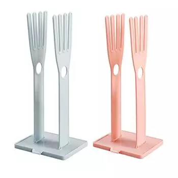 Сушилка для перчаток, съемные держатели для полотенец, практичные кухонные инструменты для хранения синий