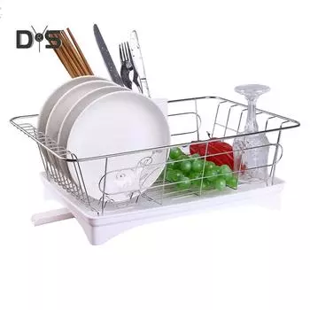 Сушилка для посуды Dayuansheng, сушилка для посуды, держатель для хранения на кухне, органайзер, корзина белый