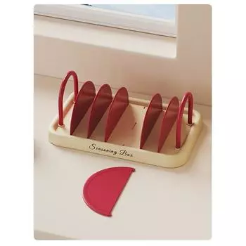 Сушилка для посудыНастольная полка для специйБутылка для специйБанкаМногофункциональные полки для хранения белый