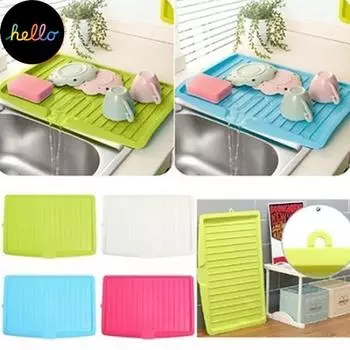 Сушилка для раковины со сливом и лотком для сортировки витрины розы красного