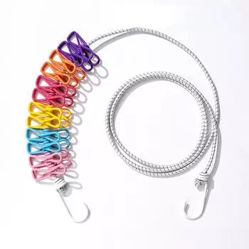 Сушилка с зажимом для нижнего белья, выдвижная веревка для белья для путешествий, веревка для сушки белья, прищепка для домашнего балкона, домашний декор 180cm