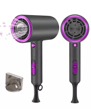 Сушилка улучшенная большая воздушная быстрая ультра складная портативная отрицательная 3 уровня воздуха поставляется с защитой от перегрева для дома сертифицирована PSE [модель 2025 г.]
