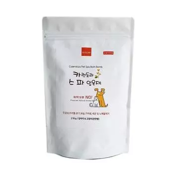 Susopp Calendula Spa Pet Bath Salt Pouch, корейский шампунь для домашних животных