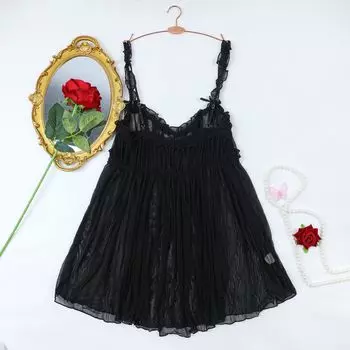 Юбка на подтяжках полупрозрачная сетка сексуальная страсть жемчужная отделка сексуальная страсть средний размер стиль подтяжки one size fits all