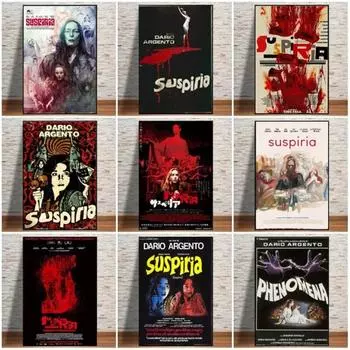 Suspiria классические постеры и принты из фильмов ужасов, картина на холсте, современные настенные картины на стену, искусство для гостиной, домашний декор 21x30cm No Framed