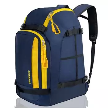 Sutekus Ski Snowboard Backpack Bag Boot Bag Large Ski Helmet Bag Large Empty 50L 1680D with Ventilation Holes (военно-морской флот)