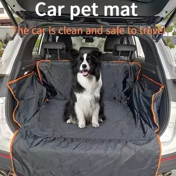 SUV Cargo Liner для собак, водонепроницаемый чехол для багажа домашних животных, чехол для сиденья собаки, коврик для внедорожников, седанов, фургонов чёрный