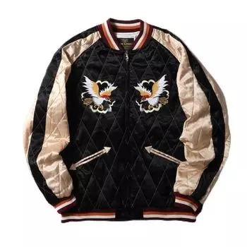 СУВЕНИРНАЯ КУРТКА ИЗ СТЕГАНОГО РИСОЗА 51392 ЧЕРНАЯ [Хьюстон] (MAP) чёрный