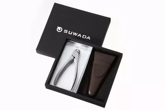 SUWADA Nail Clipper Classic L кожаный футляр набор коробка (Подарок включен)