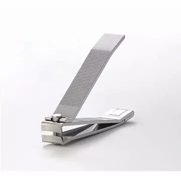 Складные щипчики для ногтей SUWADA Nail Clipper, хороший дизайн, победитель премии BEST100 - с возможностью повторной заточки - серебряный
