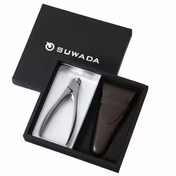 SUWADA Nail Clippers Classic Foot Подарочный набор Эксклюзивный кожаный футляр