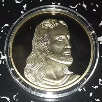 Сувенирная монета Иисус коллекционный подарок Тайная вечеря памятная монета позолоченная коллекционная литье христианство коллекция искусство золотой