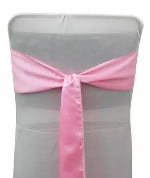Сувенирная упаковка Darling из 20 атласных поясов для стульев, пояс с бантом для свадеб и мероприятий, принадлежности для украшения вечеринок, чехол для стула, пояс - Цвета 5 x 108 Inches детские розовый