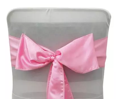 Сувенирная упаковка Darling из 75 атласных поясов для стульев, пояс с бантом для свадеб и мероприятий, принадлежности для украшения вечеринок, чехол для стула, пояс - Цвета 5 x 108 Inches детские розовый