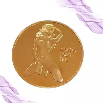 Сувенирный коллекционный подарок, памятная монета, позолоченная коллекционная золотая монета с большой печатью