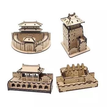 Suwon Hwaseong Series 4 типа классов игровой комплект игрушка 3D трехмерная головоломка Корея 3d головоломка
