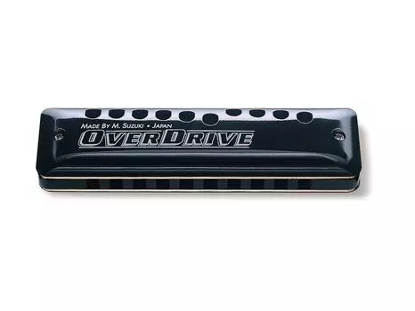 SUZUKI 10 hole harmonica OVER DRIVE MR-300 A key