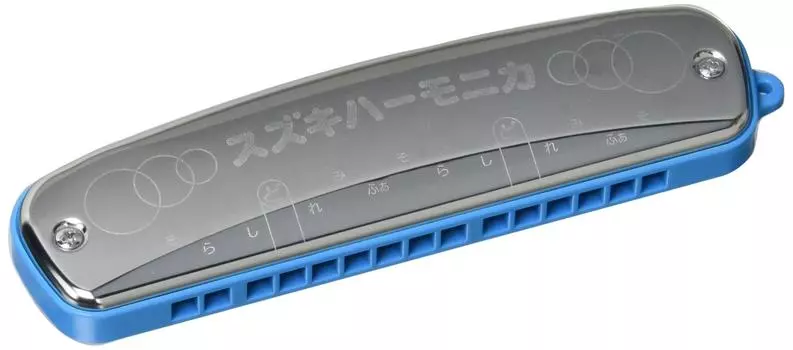 SUZUKI Educational single harmonica 15 holes Made in Japan Easy to play with less breath leakage S-15C