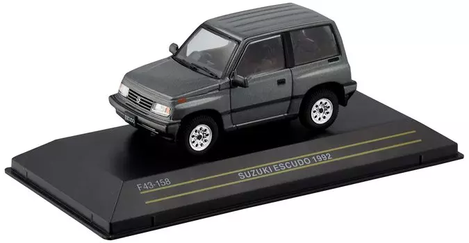 Suzuki Escudo 1992 Угольно-серый металлик Готовый продукт FIRST43 1/43 F43-158
