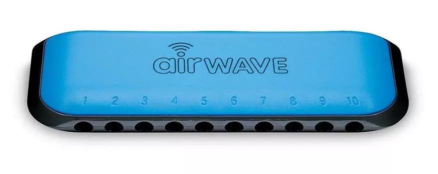 SUZUKI harmonica for children Airwave Blue J 10-hole AW-1