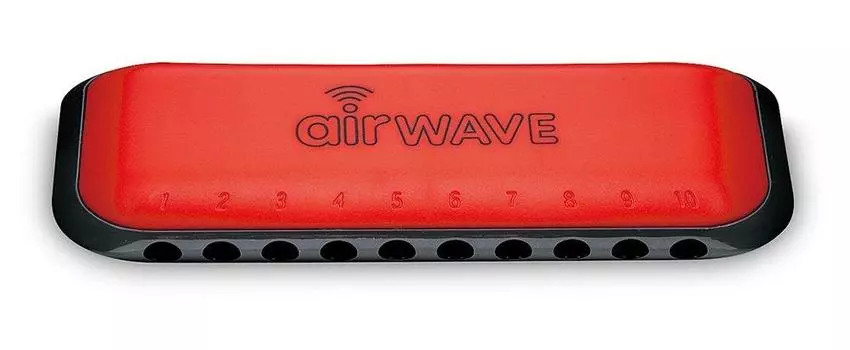 SUZUKI harmonica for children Airwave Red J 10-hole AW-1