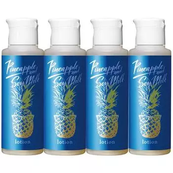 Suzuki Herb Institute Ананасовый соевый молочный лосьон для мужчин 100 мл x 4 комплекта после бритья
