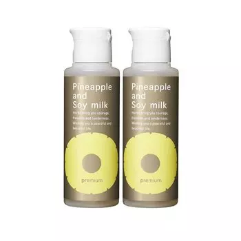 Suzuki Herb Institute Ананасовый соевый молочный лосьон Premium 100 мл 2 флакона запас на 2 месяца волосы после нежелательных волос волосы приблизительно. [После