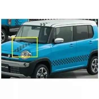 SUZUKI HUSTLER Suzuki Hustler [MR31S] Hood Decal [Checker: Black] 99000-99035-V58