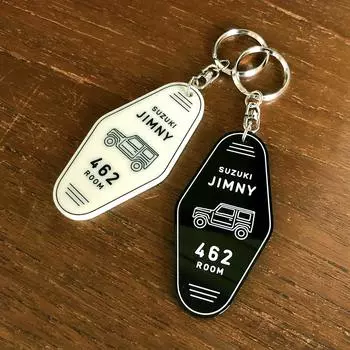 SUZUKI Jimny Motel Keychain Jimny motel keyring (Ivory)