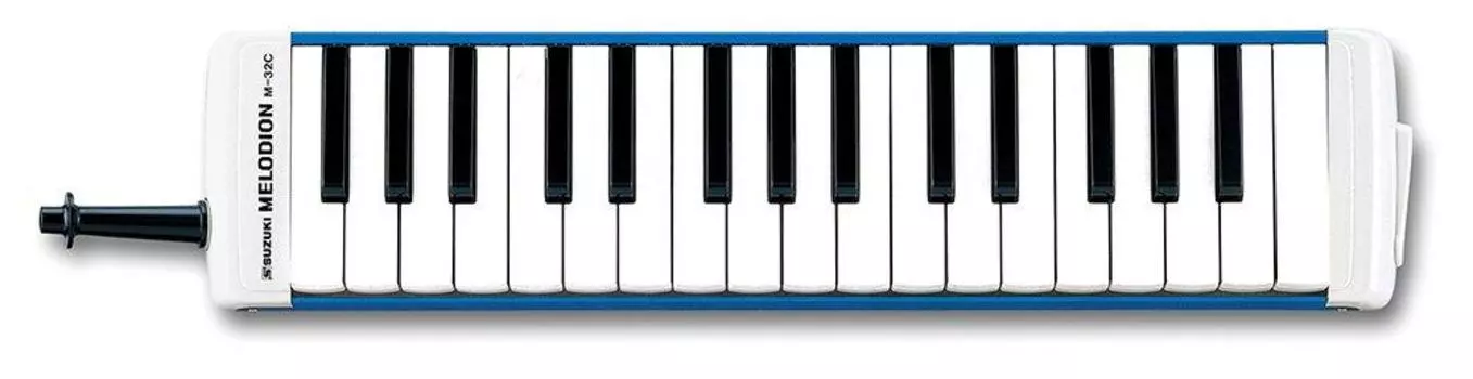 SUZUKI Клавиатурная губная гармошка Melodion Alto 32 клавиши Сделано в Японии Прекрасно звучащая модель с металлическим корпусом Твердый футляр M-32C
