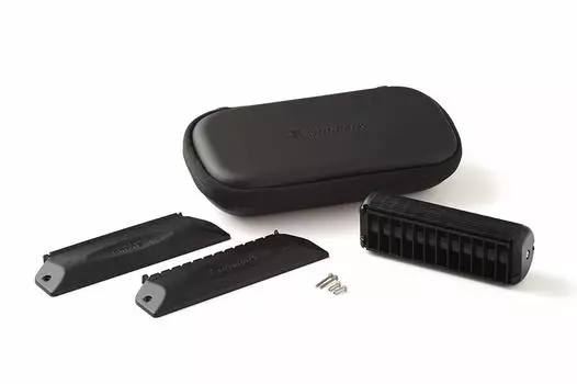 Suzuki Комплект хроматической губной гармошки Shinobu SHINOBIX и корпус нижней губной гармошки не входят в комплект. (Глушитель/Верхняя крышка/Винты крышки/Полужесткий корпус) чёрный