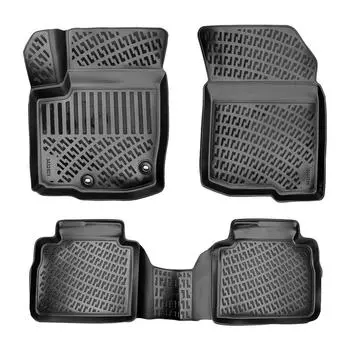 Suzuki S Cross (After 2022) High-Quality and Durable Rubber Car Floor Mats - Odorless, Non-Slip, Long-Lasting