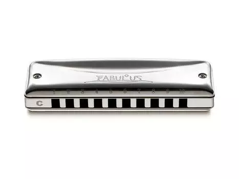 SUZUKI Suzuki губная гармошка с 10 отверстиями Fabulous series C F-20J серебряный