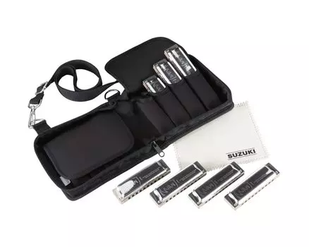 SUZUKI Suzuki набор из 7 губных гармошек на 10 отверстий M-20 M-20-7SET