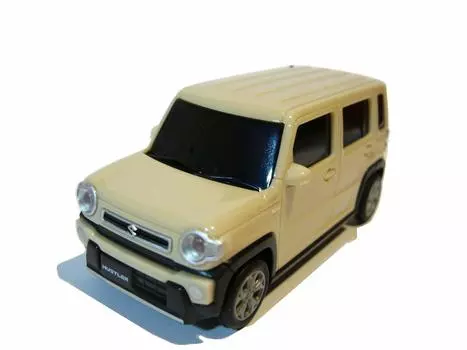 SUZUKI Suzuki New Hustler HUSTLER Pull Back Car Mini Car Color Sample Color Sample Chiffon Ivory Metallic слоновая кость