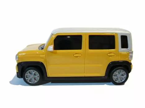 SUZUKI Suzuki New Hustler HUSTLER Pull Back Car Mini Car Color Sample Color Sample Active Yellow White 2 Tone жёлтый