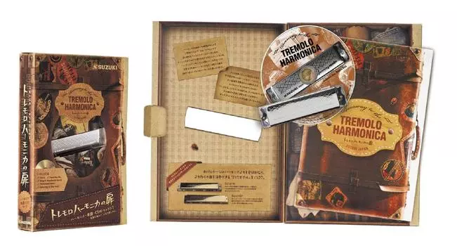 SUZUKI Suzuki тремоло губная гармошка ознакомительный пакет тремоло губная гармошка с дверным отверстием двухнотная губная гармошка Hummingmate C key CD с нотами (13
