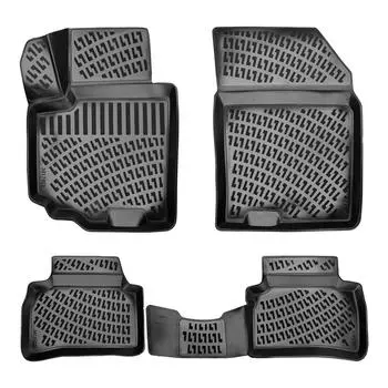 Suzuki SX-4 S Cross (2013-2020) High-Quality and Durable Rubber Car Floor Mats - Odorless, Non-Slip, Long-Lasting