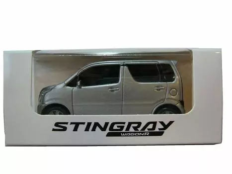 SUZUKI Wagon R Stingray Mini Car Pull Back Car Образец цвета Образец цвета Сталь Серебристый Металлик серебряный