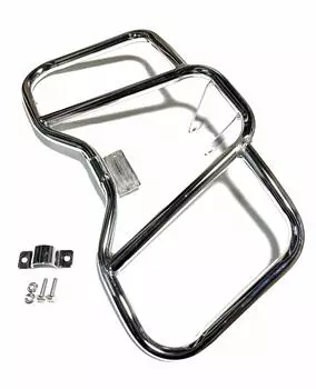 Suzuki Защита двигателя Бампер посеребренный GN125 GN125H Внешние индивидуальные детали GN125-2F HJ125-8 и т.д.. (Серебряное покрытие)