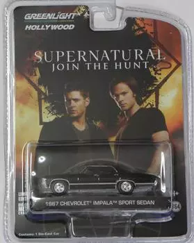 СВЕРХЪЕСТЕСТВЕННОЕ ПРИСОЕДИНЯЙТЕСЬ К ОХОТЕ Chevrolet Impala IMPALA Sports Sedan Greenlight Limited Edition Limited Edition [Предмет] чёрный