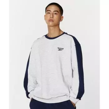 СВИТШОТ REEBOK WARM UP СЕРЫЙ