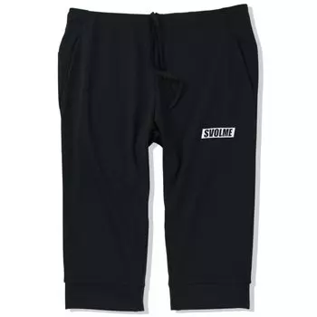 SVOLME FINE Jersey 7 Minute Pants SDG S Size Black 1221-91802 чёрный