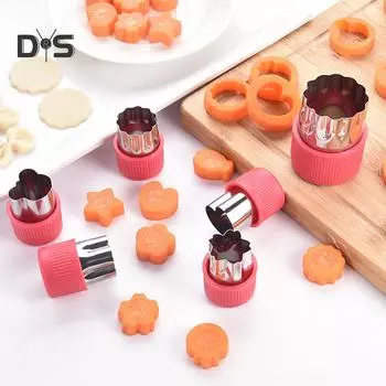 SW 12 шт./компл. кухонный инструмент, резак, форма для резки торта, овощей, фруктов, набор для резки «сделай сам» зелёный