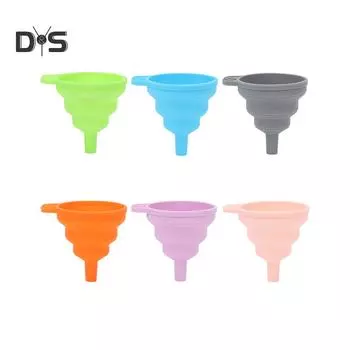 SW 2 шт. силиконовые складные термостойкие воронки для перекачки масла и жидкости кухонный инструмент фиолетовый
