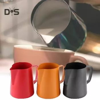 SW из нержавеющей стали, кувшин для вспенивания молока, кофейная чашка, кувшин для вспенивания молока для латте-арта чёрный