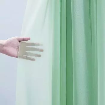 Свадебная драпировка арка светло-зеленый 2 панели прозрачный материал шторы для свадеб вечерние тюль ткань фоны шифон шторы декор 30X300cm 2pc