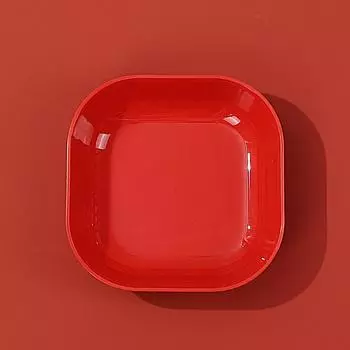 Свадебная фруктовая тарелка Гостиная Красная свадебная красная тарелка Свадебные конфеты Фруктовая тарелка Принадлежности Дацюань Специальная тарелка