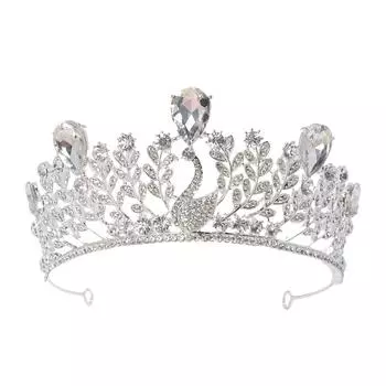 Свадебная корона из сплава в стиле ретро, антикварные свадебные аксессуары для волос