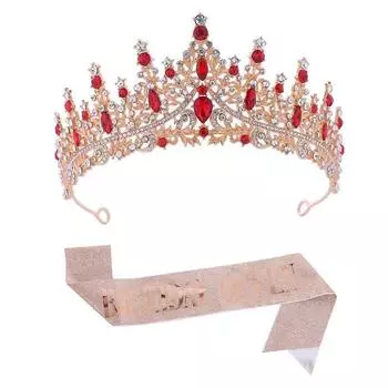 Свадебная корона, свадебные аксессуары для волос со стразами, повязка на голову с кристаллами на день рождения, новая цветная корона принцессы, аксессуар для волос